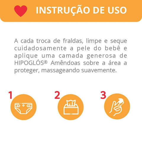 Creme para Assaduras Hipoglós Amêndoas 40 g - Pomada