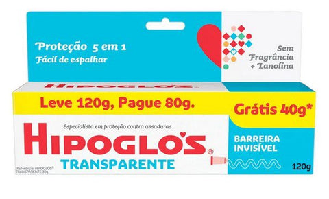 Creme para Assaduras Hipoglós Transparente 120g - Pomada