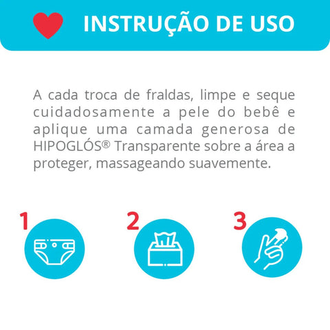 Creme para Assaduras Hipoglós Transparente 120g - Pomada