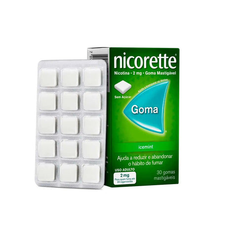 Nicorette 2mg - 30 Unidades - Goma