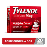Tylenol  750mg - 20 Unidades - Comprimido (A1)