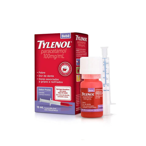 Tylenol Bebê  100mg/mL - 15 mL - Gotas