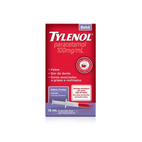 Tylenol Bebê  100mg/mL - 15 mL - Gotas