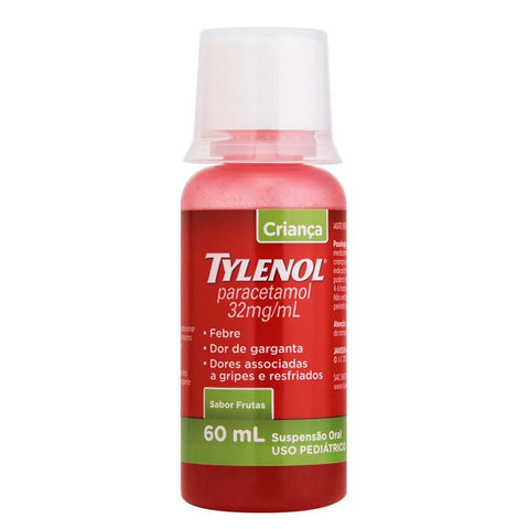 Tylenol Criança  32mg/mL - 60 mL - Solução - Sabor Frutas