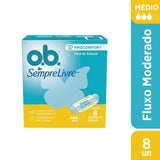 Absorvente Interno O.B. Procomfort  Médio - 8 Unidades