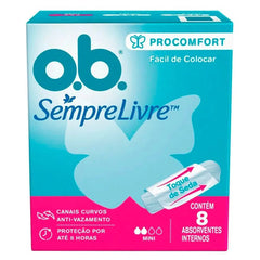 Absorvente Interno O.B. Procomfort  Mini - 8 Unidades