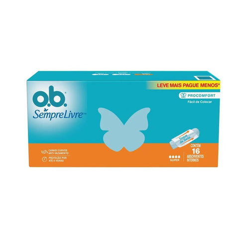 Absorvente Interno O.B. Procomfort Super - 16 unidades