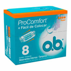 Absorvente Interno O.B. Procomfort  Super - 8 Unidades