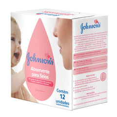 Absorvente Para Seios (Johnson & Johnson) - 12 Unidades