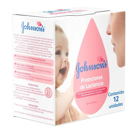 Absorvente Para Seios (Johnson & Johnson) - 12 Unidades