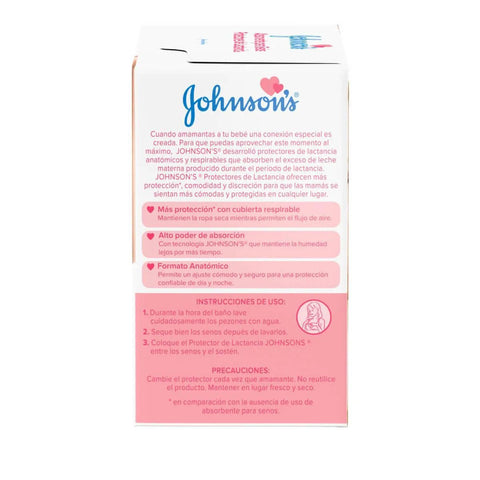 Absorvente Para Seios (Johnson & Johnson) - 12 Unidades