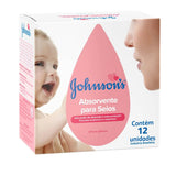 Absorvente Para Seios (Johnson & Johnson) - 12 Unidades