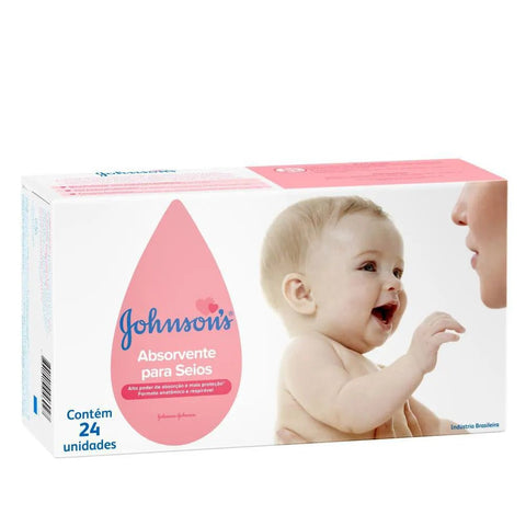 Absorvente Para Seios (Johnson & Johnson) - 24 Unidades