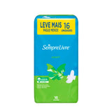 Absorvente Sempre Livre Adapt  Com Abas - Cobertura Suave - 16 Unidades