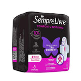Absorvente Sempre Livre Adapt Plus Noite e Dia  Com Abas - Cobertura Seca - 8 Unidades