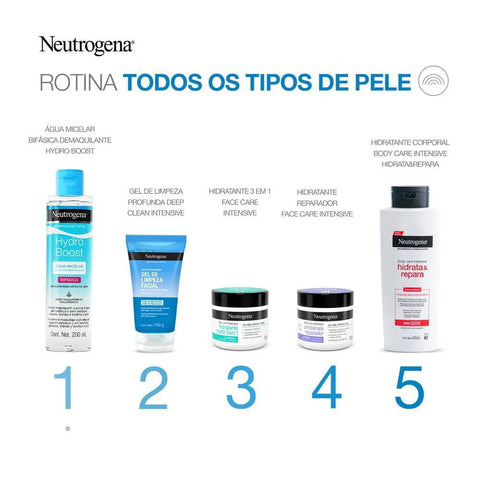 Água Micelar Neutrogena Bifásica - Linha Hydro Boost - 200 mL