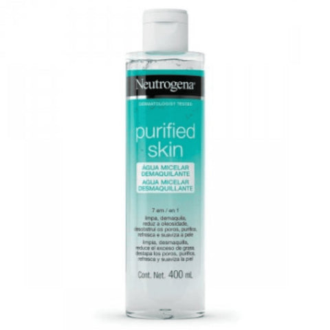 Água Micelar Neutrogena Demaquilante - Linha Purified Skin - 400 mL
