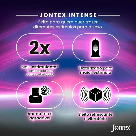 Camisinha Jontex Intense 4 Unidades