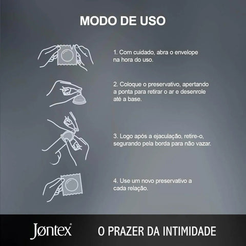 Camisinha Jontex Sensitive Com 16 Unidades