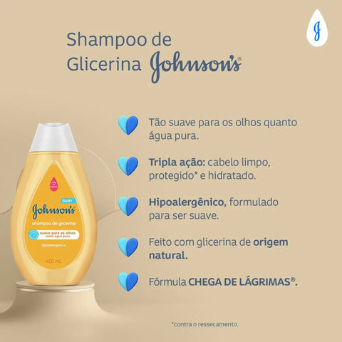Condicionador Johnson's Baby Tradicional - 400 mL