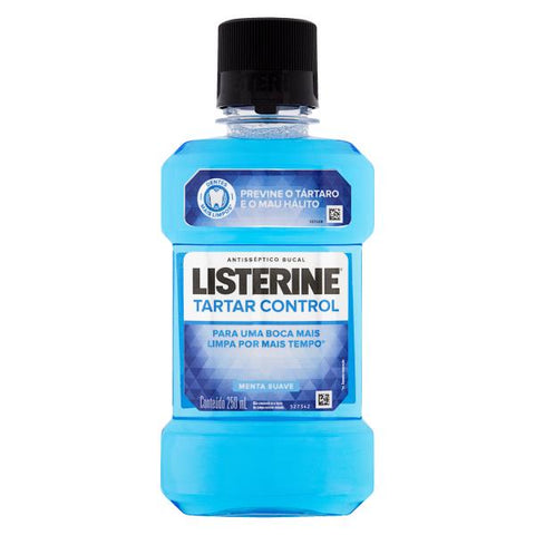 Enxaguante Bucal Listerine Anticáries Tradicional - Linha Cool Mint - 250 mL