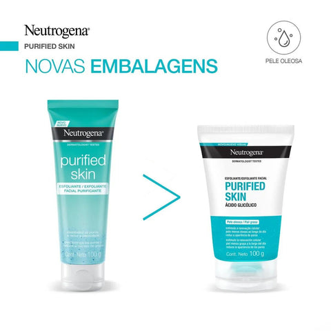 Esfoliante Facial Neutrogena Purified Skin 100G