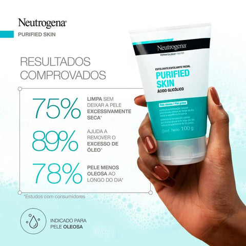 Esfoliante Facial Neutrogena Purified Skin 100G