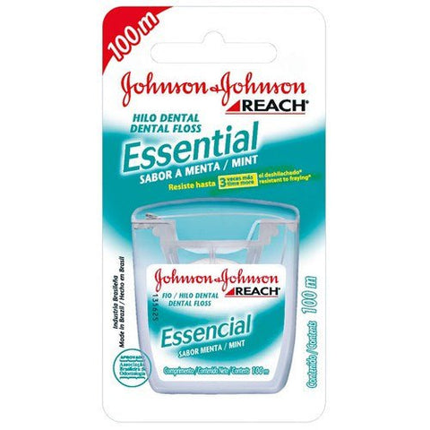 Fio Dental Reach Essencial Menta Com 100M