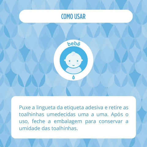 Lenço Umedecido Johnson's Baby Hora do Sono 96 Unidades