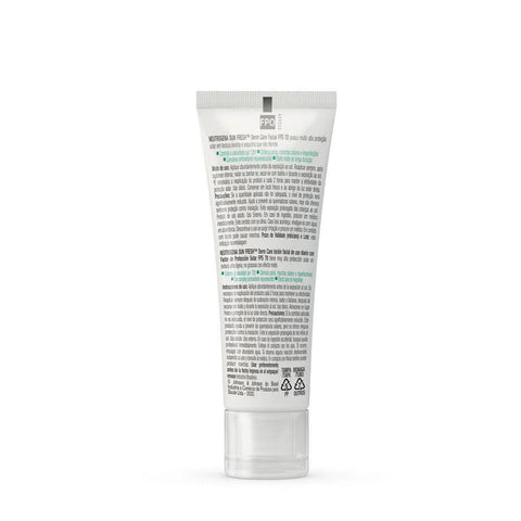 Protetor Solar Facial Neutrogena Sun Fresh Derm Care Pele Morena - Mista a Oleosa - FPS 70 - 40 g