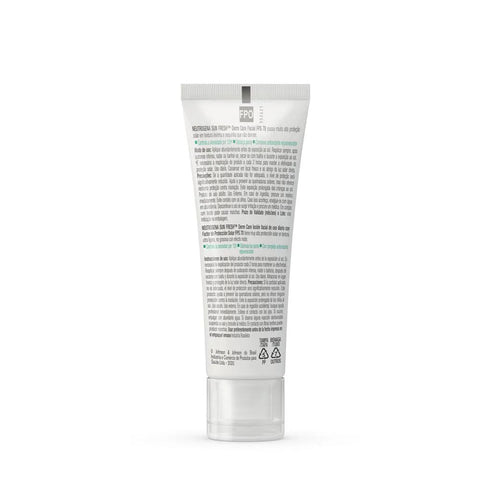 Protetor Solar Facial Neutrogena Sun Fresh Derm Care Sem Cor - Mista a Oleosa - FPS 70 - 40 g