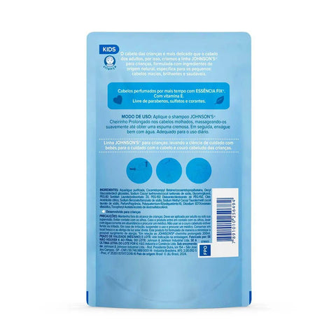 Refil Shampoo Johnson's Kids Cheirinho Prolongado 180ml