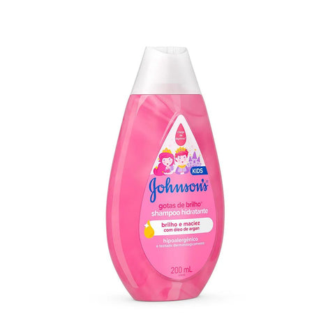 Shampoo Infantil Johnson's Gotas de Brilho 200ml