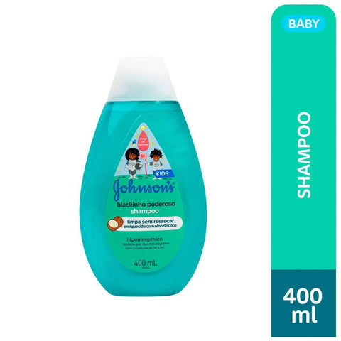 Shampoo Johnson's Baby  Blackinho Poderoso - 400 mL
