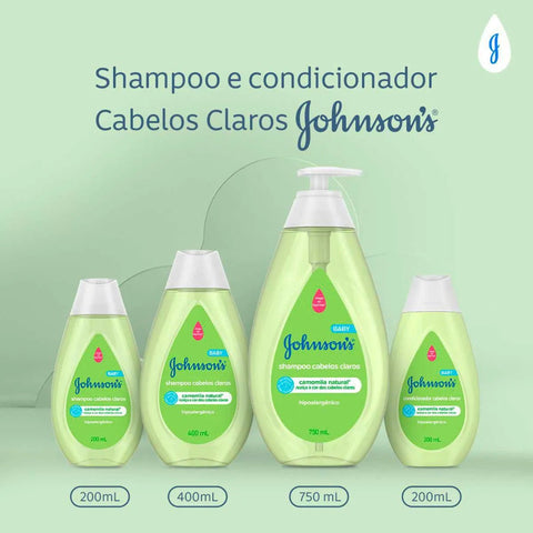 Shampoo Johnson's Baby  Cabelos Claros - 200 mL