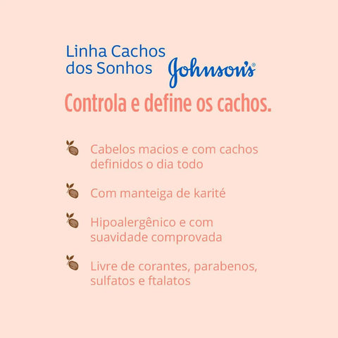 Shampoo Johnson's Baby  Cachos dos Sonhos - 200 mL