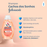 Shampoo Johnson's Baby  Cachos dos Sonhos - 200 mL