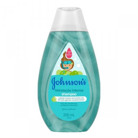 Shampoo Johnson's Baby  Hidratação Intensa - 200 mL