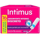 Absorvente Interno Intimus Discreto  16 Unidades - Tamanho Mini