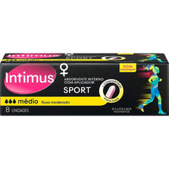 Absorvente Interno Intimus Sport  8 Unidades - Tamanho Médio
