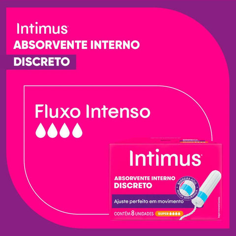 Absorvente Interno Intimus Super Super - 16 Unidades