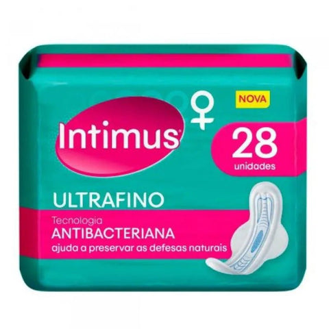Absorvente Intimus Antibacteriana Ultrafino - 28 Unidades - Tamanho