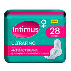 Absorvente Intimus Antibacteriana Ultrafino - 28 Unidades - Tamanho