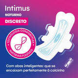 Absorvente Intimus Dia e Noite Ultrafino  Com Abas - Cobertura Suave - 14 Unidades