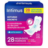 Absorvente Intimus Dia e Noite Ultrafino  Com Abas - Cobertura Suave - 28 Unidades
