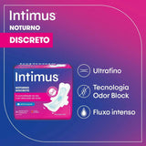 Absorvente Intimus Dia e Noite Ultrafino  Com Abas - Cobertura Suave - 28 Unidades