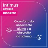 Absorvente Intimus Dia e Noite Ultrafino  Com Abas - Cobertura Suave - 28 Unidades