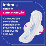 Absorvente Intimus Gel Noturno  Com Abas - Cobertura Suave - 30 Unidades