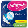 Kimberly-Clark Absorvente Intimus Noturno Com Abas - Cobertura Suave - 8 Unidades