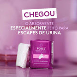 Absorvente Para Escape Poise Discreto  Discreto - Cobertura  8 Unidades